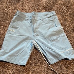 Huk Men's Light Blue Cargo Shorts - NWOT